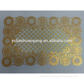 Gold &Silvery PVC Lace Place mat